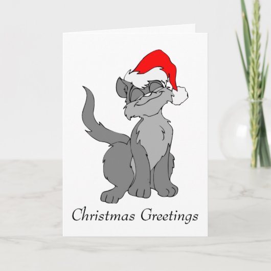 クリスマスの挨拶 シーズンカード (正面)