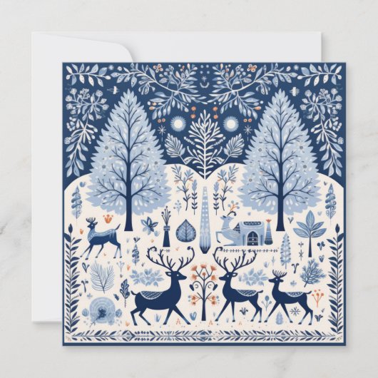 クリスマスの挨拶 シーズンカード (正面)