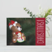 クリスマスの挨拶 シーズンカード (スタンド正面)