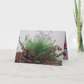 クリスマスの挨拶 シーズンカード (裏面)