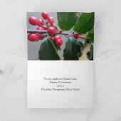 クリスマスの挨拶 シーズンカード (内部)