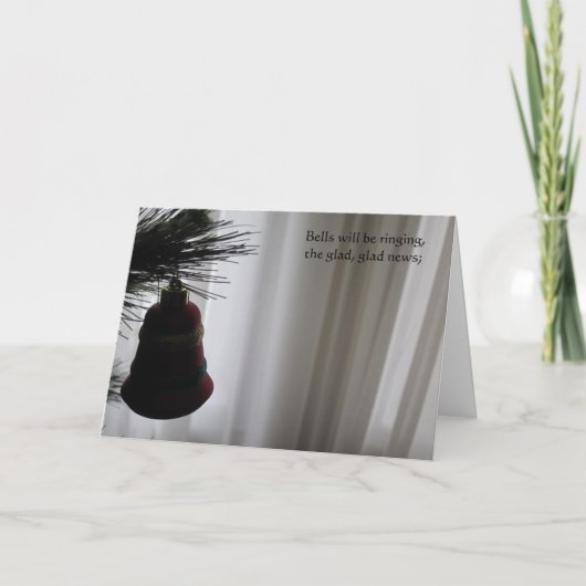 クリスマスの挨拶 シーズンカード (正面)