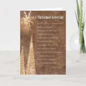 クリスマスの挨拶 シーズンカード (正面)