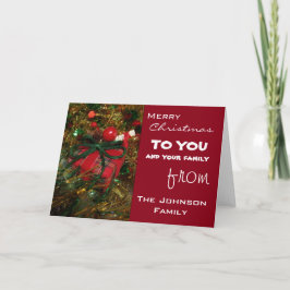 クリスマスの挨拶 シーズンカード