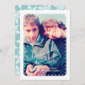 クリスマスの挨拶 シーズンカード (正面/裏面)