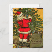 クリスマスの挨拶 シーズンポストカード (正面/裏面)