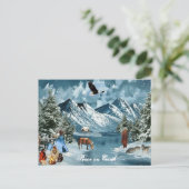 クリスマスの挨拶 シーズンポストカード (スタンド正面)