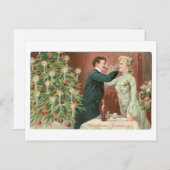 クリスマスの挨拶 シーズンポストカード (正面/裏面)