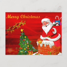 クリスマスの挨拶 シーズンポストカード