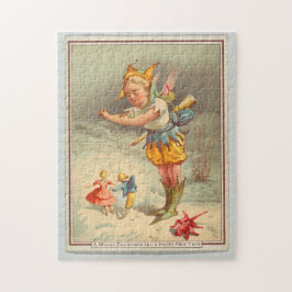 クリスマスの挨拶 ジグソーパズル