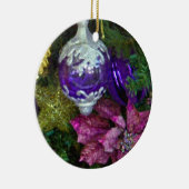 クリスマスの挨拶_ セラミックオーナメント (右)