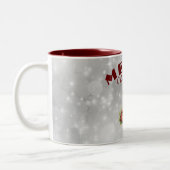 クリスマスの挨拶 ツートーンマグカップ (左)