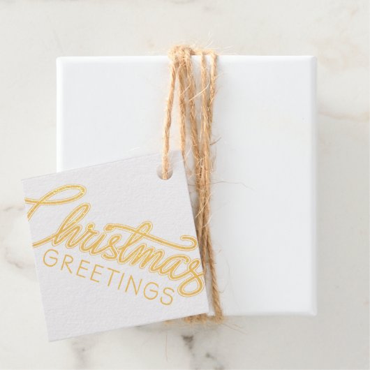 クリスマスの挨拶 フェイバータグ (箱)