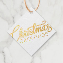 クリスマスの挨拶 フェイバータグ