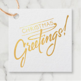 クリスマスの挨拶！ フェイバータグ