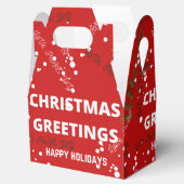 クリスマスの挨拶 フェイバーボックス (オープン)