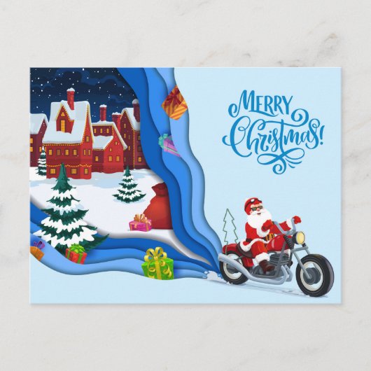 クリスマスの挨拶 ポストカード (正面)