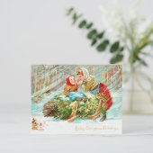 クリスマスの挨拶 ポストカード (スタンド正面)