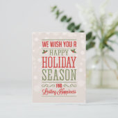 クリスマスの挨拶 ポストカード (スタンド正面)