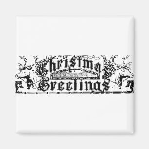 クリスマスの挨拶 マグネット