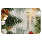 クリスマスの挨拶 マグネット (横)