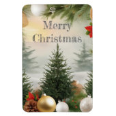 クリスマスの挨拶 マグネット (縦)