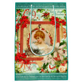 クリスマスの挨拶 ミディアムペーパーバッグ (裏面)