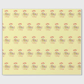 クリスマスの挨拶 ラッピングペーパー (フラット)