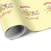 クリスマスの挨拶 ラッピングペーパー (ロールコーナー)