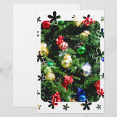 クリスマスの挨拶_ 便箋 (正面/裏面)