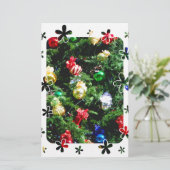 クリスマスの挨拶_ 便箋 (スタンド正面)