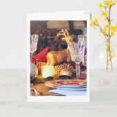 クリスマスの挨拶 – 友情と続く カード (黄色い花)