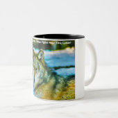 クリスマスの挨拶「私のパートナー」「アルファオス」 ツートーンマグカップ (正面右)