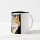 クリスマスの挨拶「私のパートナー」「アルファオス」 ツートーンマグカップ (正面右)