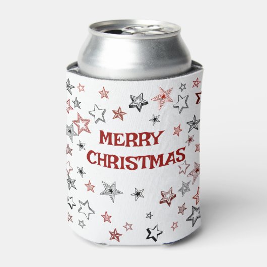 クリスマスの挨拶 缶クーラー (缶正面)