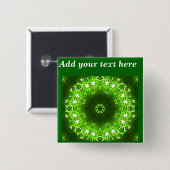 クリスマスの挨拶_ 缶バッジ (正面&裏面)