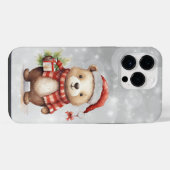 クリスマスの挨拶 iPhoneケース (裏面横)