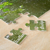 クリスマスの挨拶Liffey Kilcullen Bridge ジグソーパズル (側面)