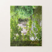 クリスマスの挨拶Liffey Kilcullen Bridge ジグソーパズル (縦)