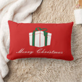 クリスマスの提案の枕 ランバークッション (ブランケット)