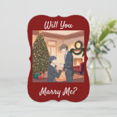 クリスマスの提案 – 私と結婚してくれる？彼に 招待状 (スタンド正面)