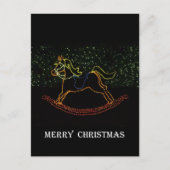 クリスマスの揺り木馬2016年 シーズンポストカード (正面)