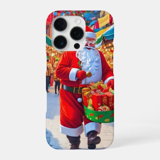 クリスマスの携帯電話の壁紙 - 居心地の良い冬 iPhoneケース (裏面)