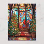 クリスマスの教会聖域 シーズンポストカード (正面)