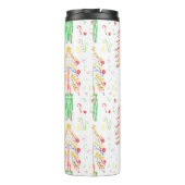 クリスマスの散らかった木のタンブラー タンブラー (裏面)