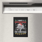クリスマスの数学教師のためのヒポポテヌース マグネット (インサイチュ (食洗機))