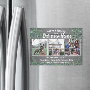 クリスマスの新しいアドレスの磁気写真のお知らせ