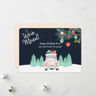 クリスマスの新しい住所を移動する引っ越しました シーズンカード