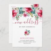 クリスマスの新しい住所 |花かわいらし類 案内ポストカード (正面/裏面)