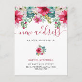 クリスマスの新しい住所 |花かわいらし類 案内ポストカード (正面)